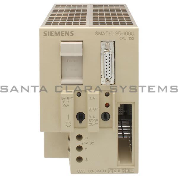 Siemens 6ES5103-8MA03 Programmable Controller Product Image