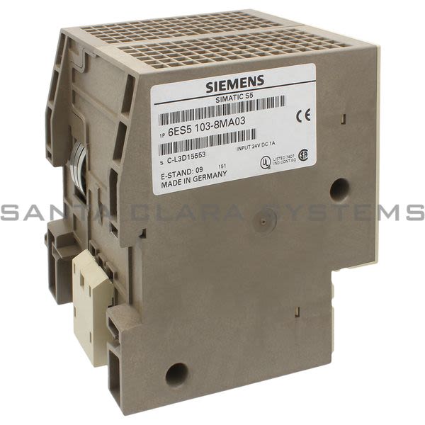 Siemens 6ES5103-8MA03 Programmable Controller Product Image
