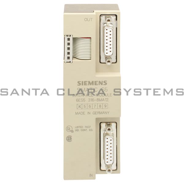 Siemens 6ES5316-8MA12 Interface Module | 6ES5316-8MA12 Product Image