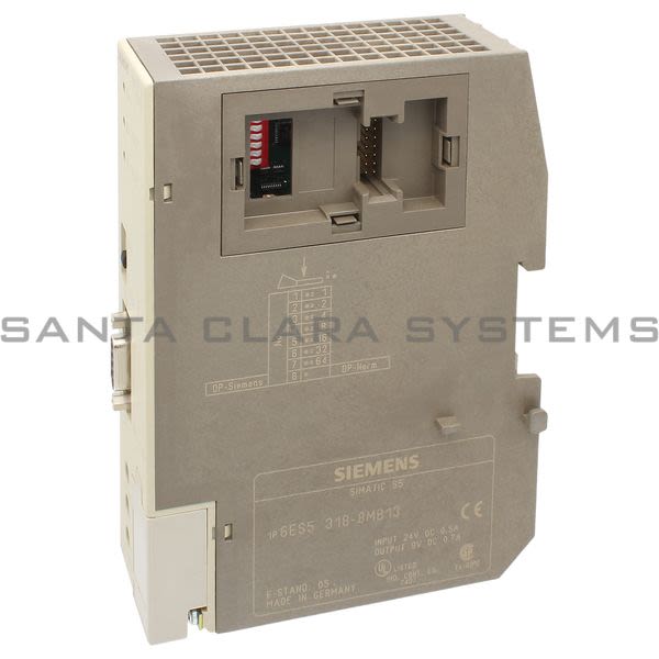 Siemens 6ES5318-8MB13 Module Slave I/F ET200U to PROFIBUS-DP | 6ES5318-8MB13 Product Image