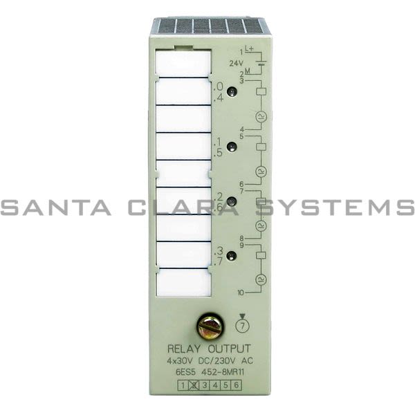 Siemens 6ES5452-8MR11 Relay Output Module Product Image
