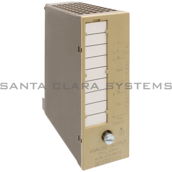 Siemens 6ES5470-8MC12 Analog Output Module | 6ES5470-8MC12 Product Image