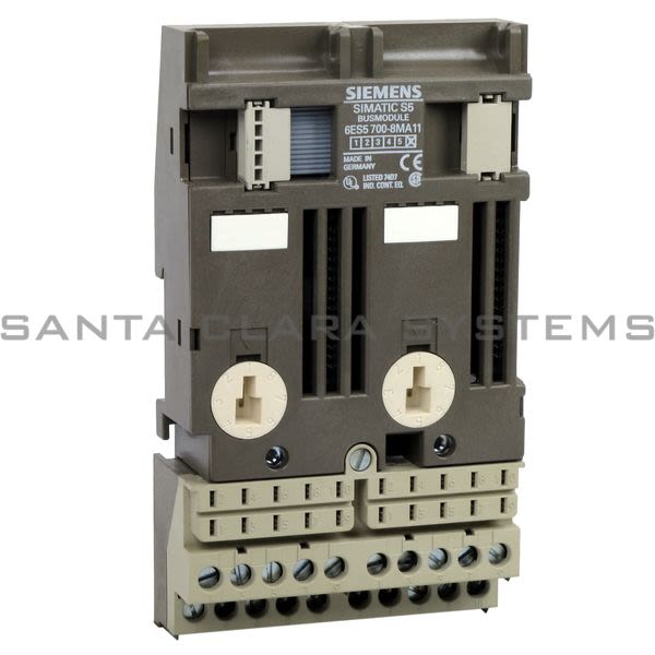 Siemens 6ES5700-8MA11 Bus Module | SIMATIC S5 | 6ES5700-8MA11 Product Image
