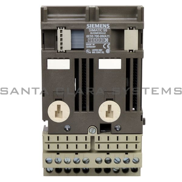 Siemens 6ES5700-8MA11 Bus Module | SIMATIC S5 | 6ES5700-8MA11 Product Image