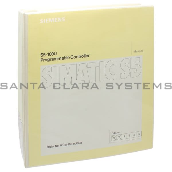 Siemens 6ES5998-0UB22 Manual Product Image