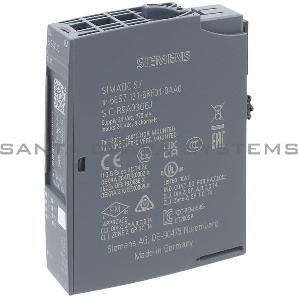 Siemens 6ES7131-6BF01-0AA0 Digital Input Module Product Image