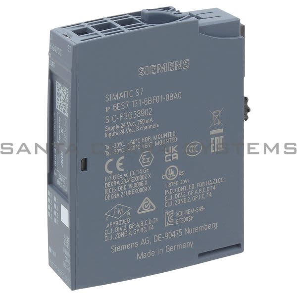 Siemens 6ES7131-6BF01-0BA0 Digital Input Module | 6ES7131-6BF01-0BA0 Product Image