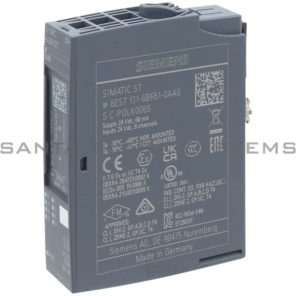 Siemens 6ES7131-6BF61-0AA0 Digital Input Module Product Image