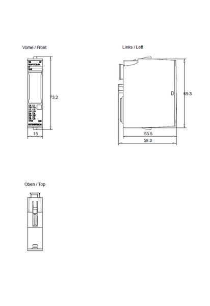 Siemens 6ES7132-6BF00-0CA0 Digital Output Module | SIMATIC ET200SP | 6ES7132-6BF00-0CA0 Product Image
