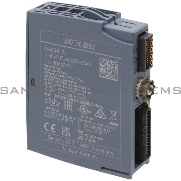 Siemens 6ES7132-6GD51-0BA0 Signal Relay Module Product Image