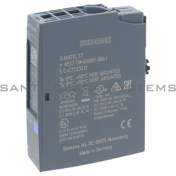 Siemens 6ES7134-6HD01-0BA1 Control Product Image