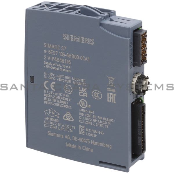 Siemens 6ES7135-6HB00-0CA1 Control Product Image