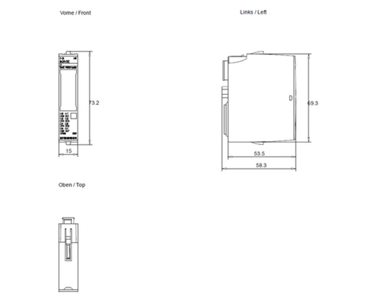 Siemens 6ES7136-6BA00-0CA0 Control Product Image