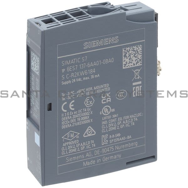 Siemens 6ES7137-6AA01-0BA0 Communication Module Product Image