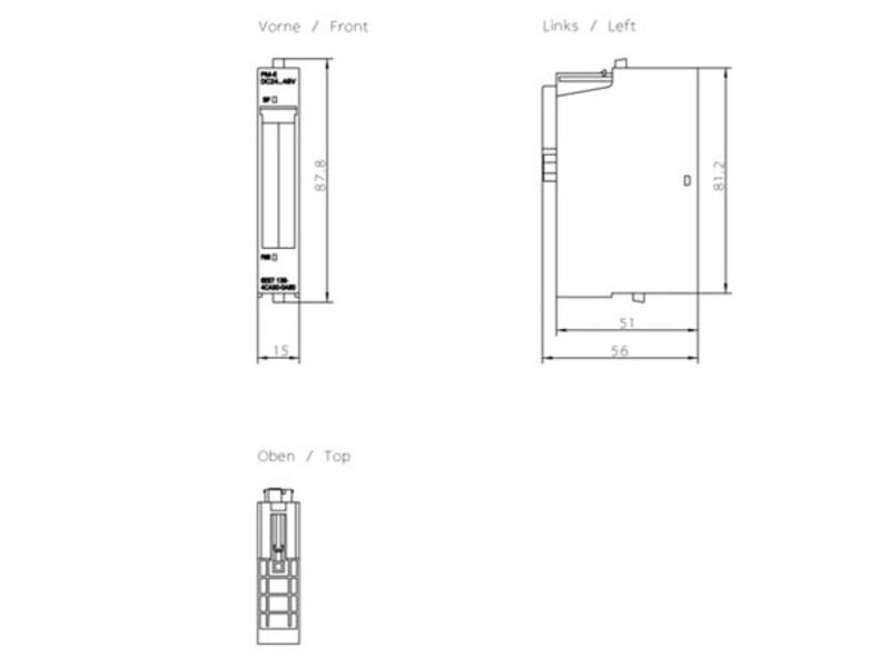 Siemens 6ES7138-4CA50-1AB0 Control Product Image