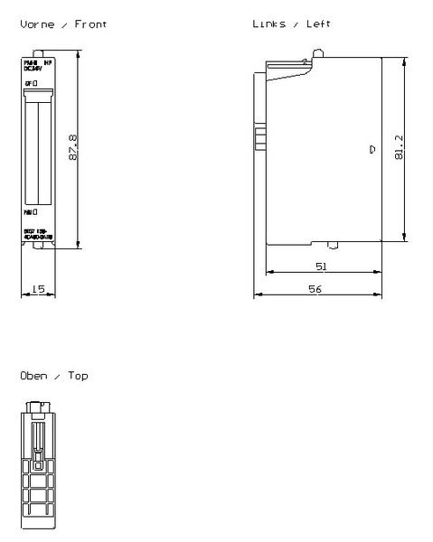 Siemens 6ES7138-4CA60-0AB0 Power Module Product Image