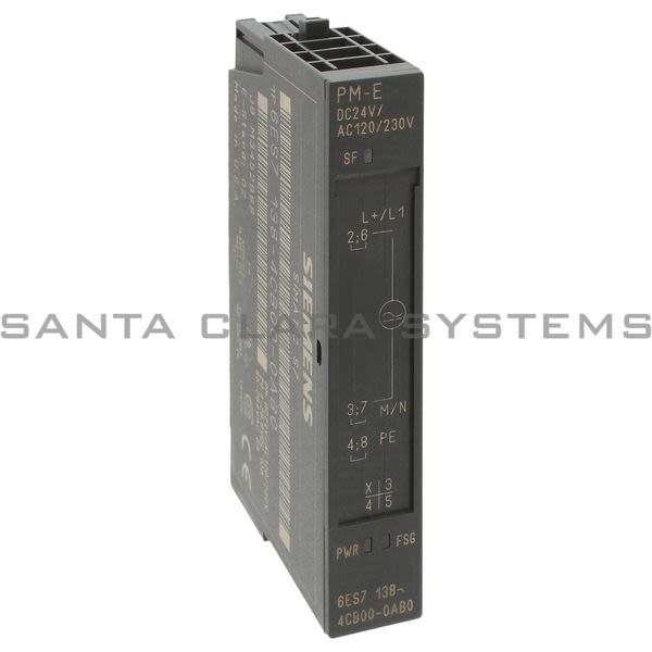 Siemens 6ES7138-4CB00-0AB0 Power Module | 6ES7138-4CB00-0AB0 Product Image