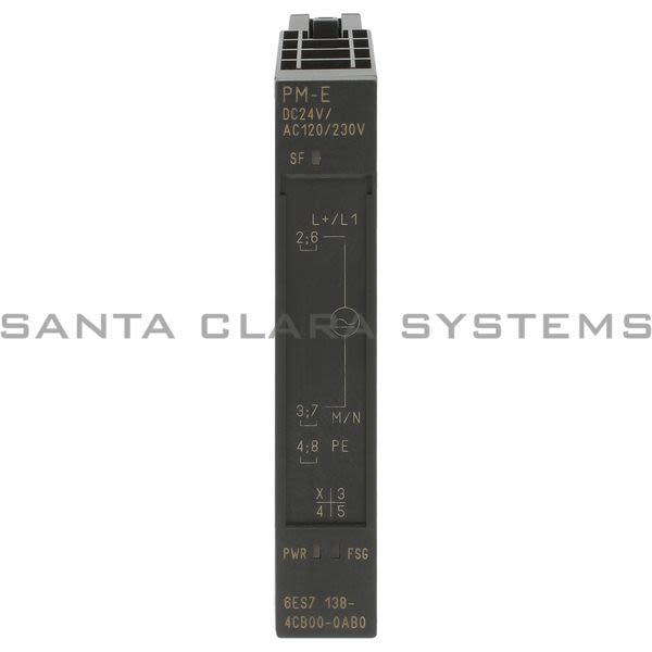 Siemens 6ES7138-4CB00-0AB0 Power Module | 6ES7138-4CB00-0AB0 Product Image