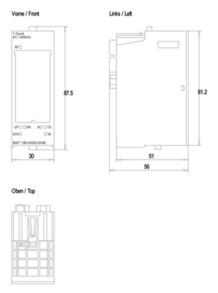 Siemens 6ES7138-4DE02-0AB0 Counter Module Product Image