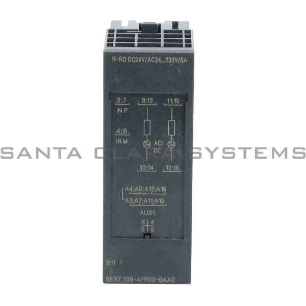 Siemens 6ES7138-4FR00-0AA0 Relay Output Module Product Image