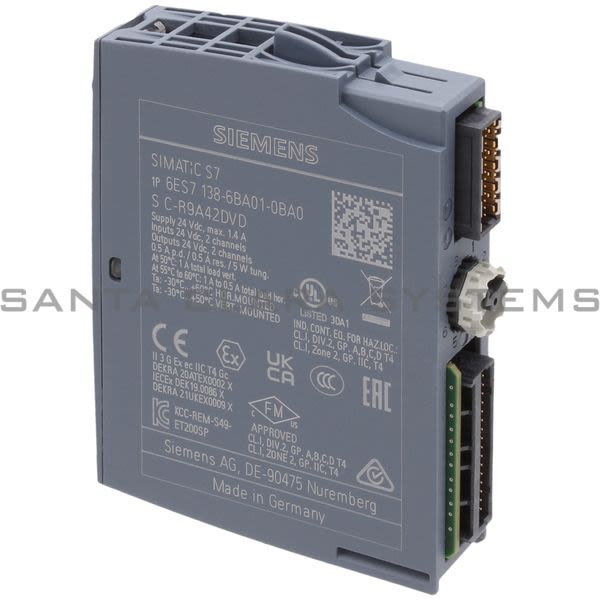 Siemens 6ES7138-6BA01-0BA0 Counter Module Product Image