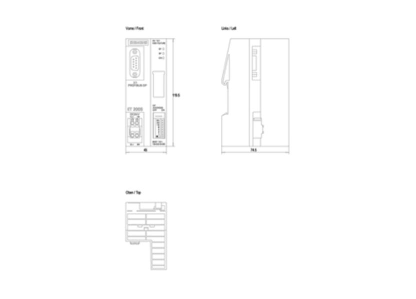 Siemens 6ES7151-1BA02-0AB0 Interface Module | IM151-1 | 6ES7151-1BA02-0AB0 Product Image