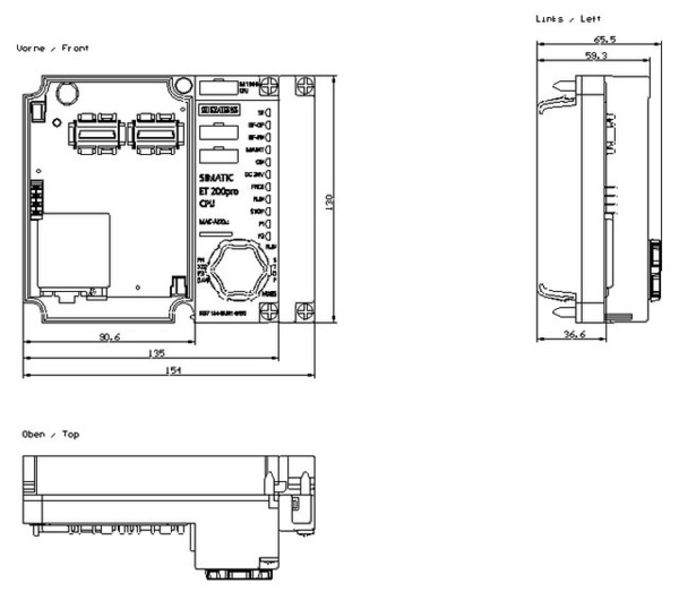 Siemens 6ES7154-8AB01-0AB0 Control Product Image