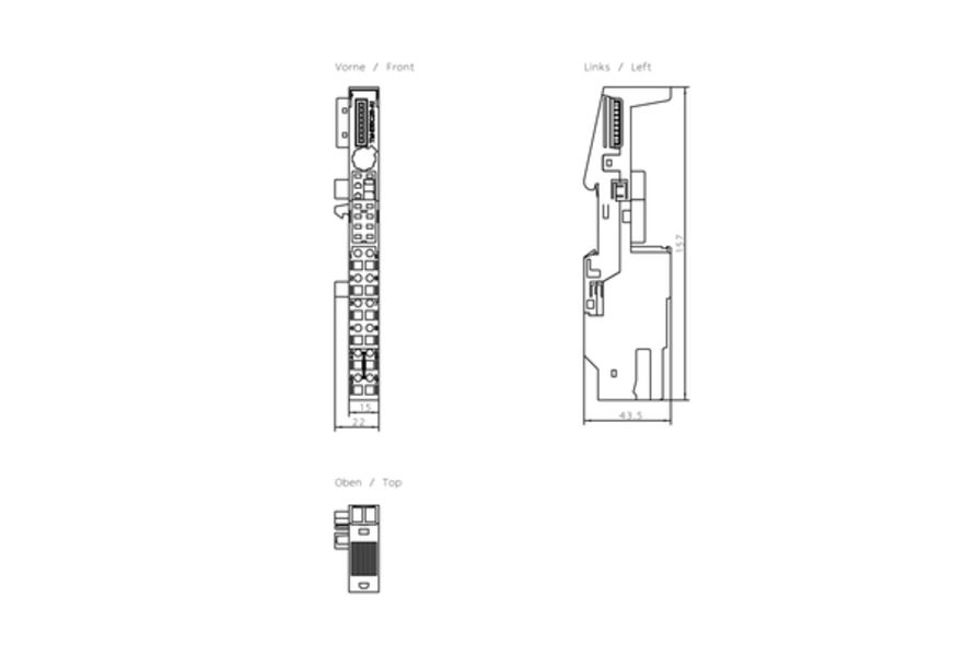 Siemens 6ES7193-4CA50-0AA0 Terminal Module | SIMATIC ET200S | 6ES7193-4CA50-0AA0 Product Image
