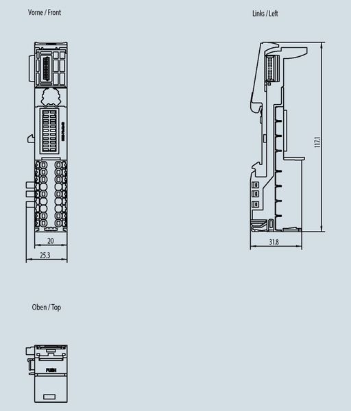 Siemens 6ES7193-6BP20-0DC0 Base Unit | 6ES7193-6BP20-0DC0 Product Image