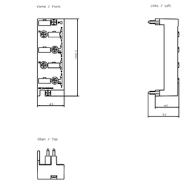 Siemens 6ES7194-4CA00-0AA0 Connecting Module Product Image