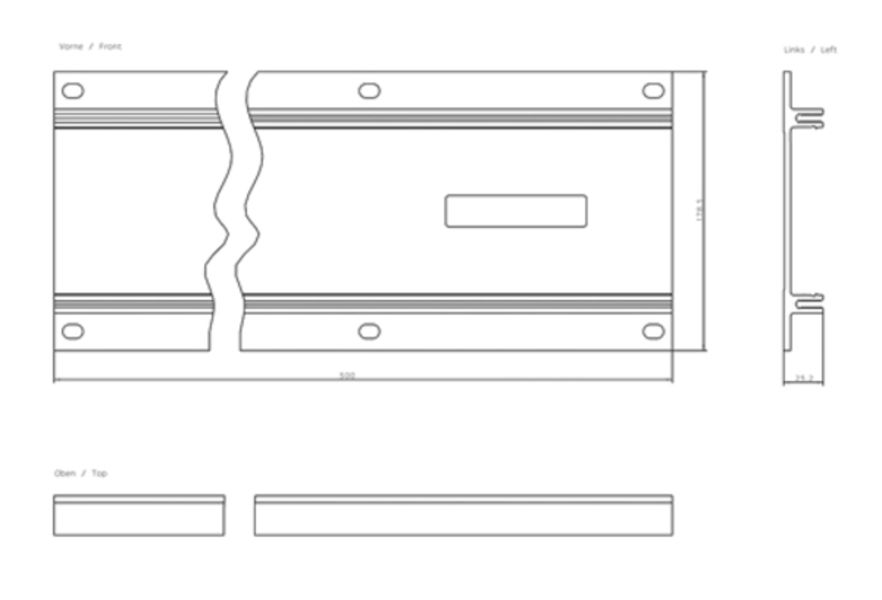 Siemens 6ES7194-4GA00-0AA0 Module Carrier Product Image