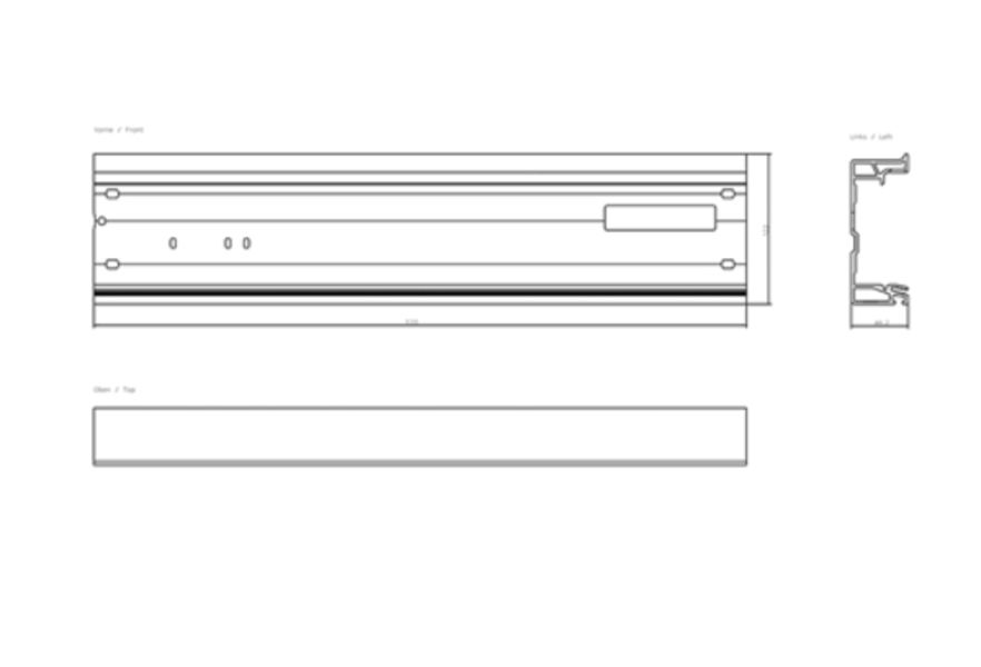 Siemens 6ES7195-1GF30-0XA0 DIN Rail - 6ES7195-1GF30-0XA0 Product Image