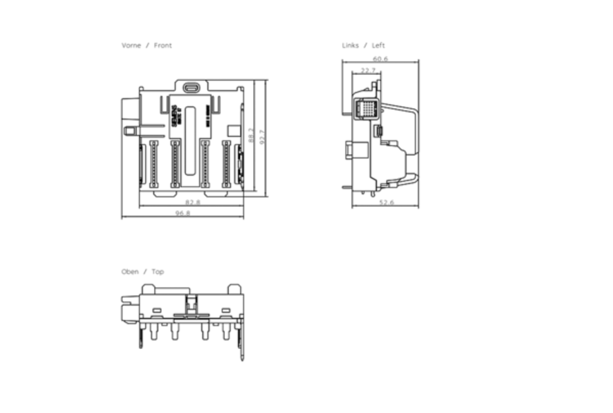 Siemens 6ES7195-7HB00-0XA0 Bus Module | SIMATIC S7 | 6ES7195-7HB00-0XA0 Product Image