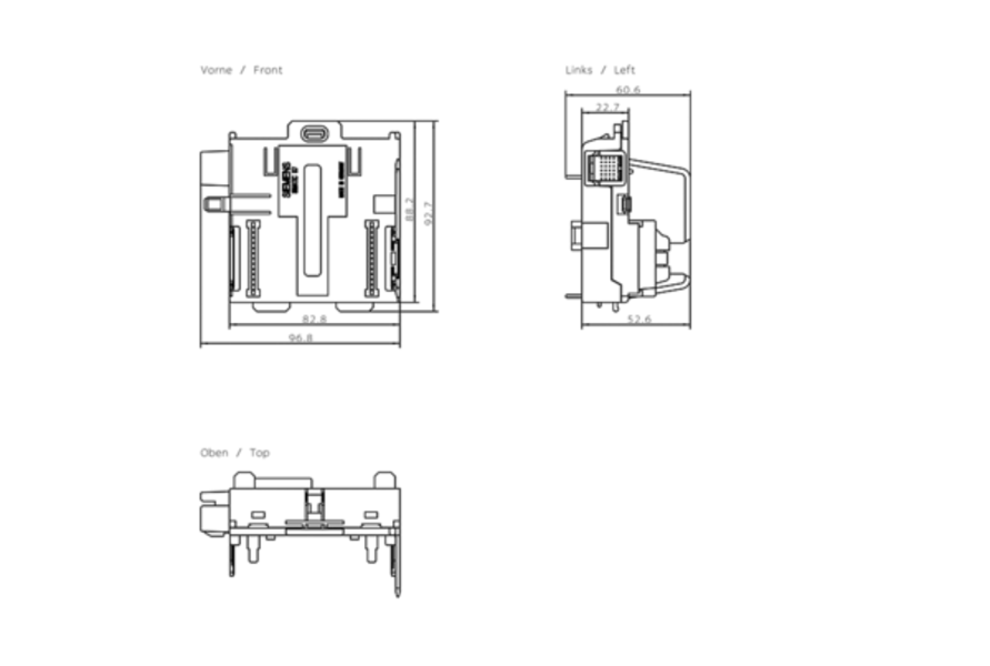 Siemens 6ES7195-7HC00-0XA0 Bus Module | SIMATIC S7 | 6ES7195-7HC00-0XA0 Product Image