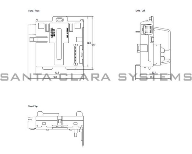 Siemens 6ES7195-7HF80-0XA0 Bus Coupler Module Product Image