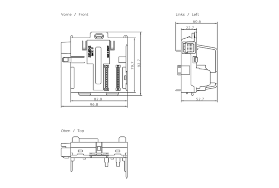 Siemens 6ES7195-7HG00-0XA0 Isolation Bus Module | SIMATIC S7 Product Image