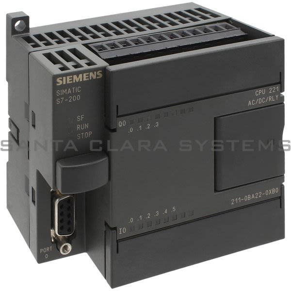 Siemens 6ES7211-0BA22-0XB0 Processor | CPU 221 | 6ES7211-0BA22-0XB0 Product Image