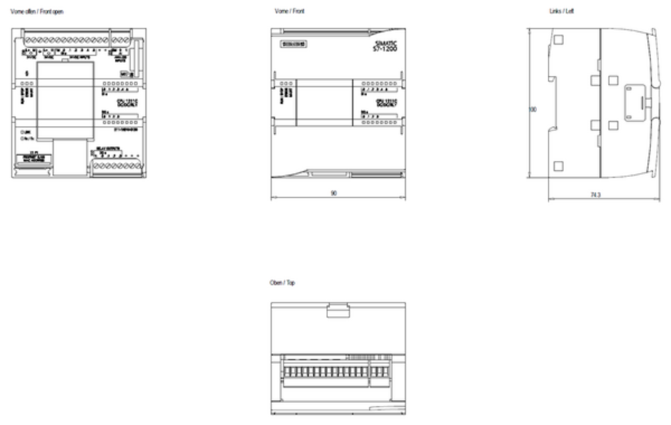 Siemens 6ES7211-1HE40-0XB0 Control Product Image