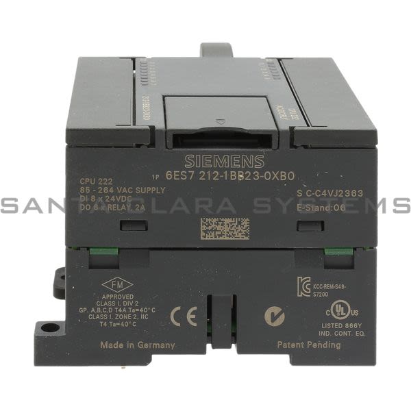 Siemens 6ES7212-1BB23-0XB0 Processor | CPU 222 | SIMATIC S7-200 | 6ES7212-1BB23-0XB0 Product Image
