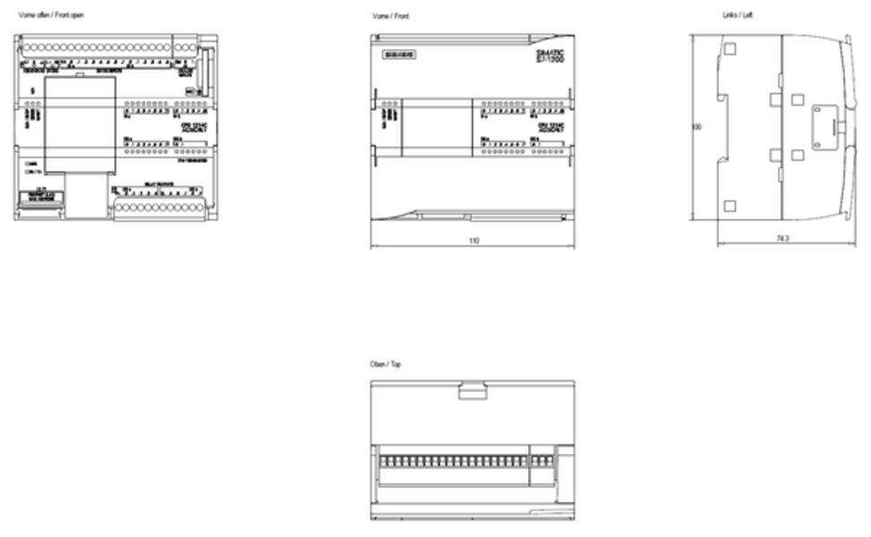 Siemens 6ES7214-1BG40-0XB0 Control Product Image