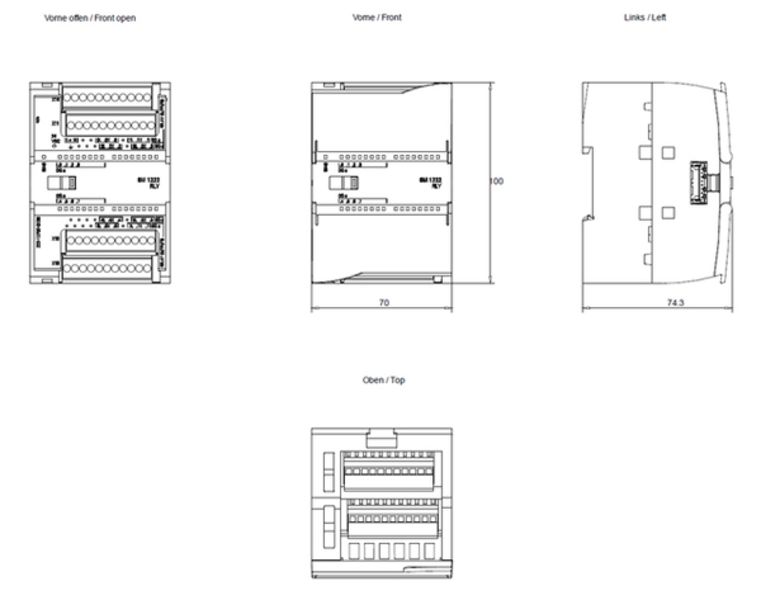 Siemens 6ES7222-1XF32-0XB0 Control Product Image