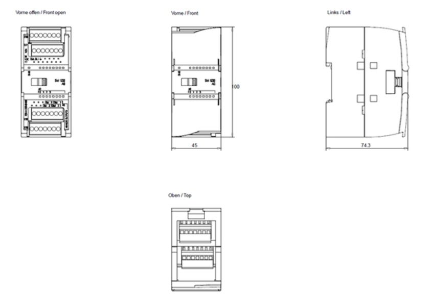 Siemens 6ES7232-4HD32-0XB0 Analog Output Signal Module Product Image