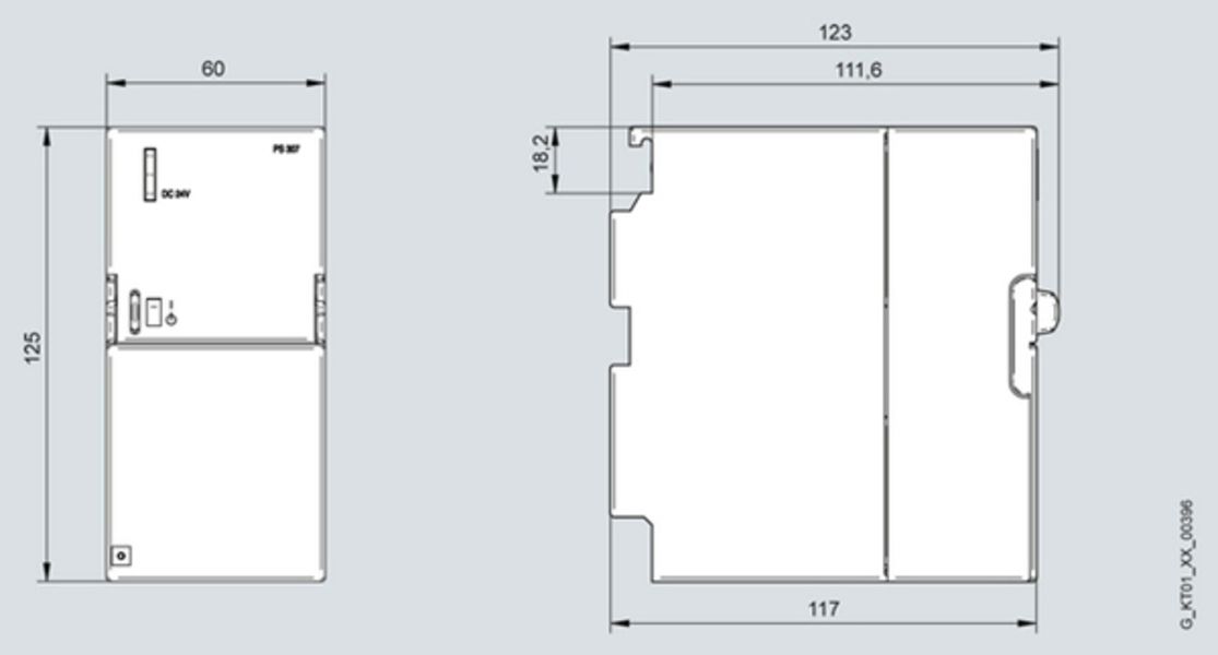 Siemens 6ES7307-1EA01-0AA0 Power Supply | SIMATIC S7-300 | 6ES7307-1EA01-0AA0 Product Image