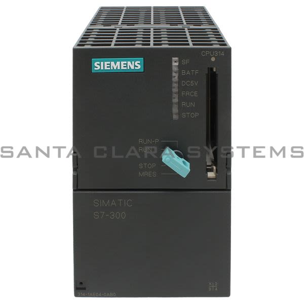 Siemens 6ES7314-1AE04-0AB0 Processor Product Image