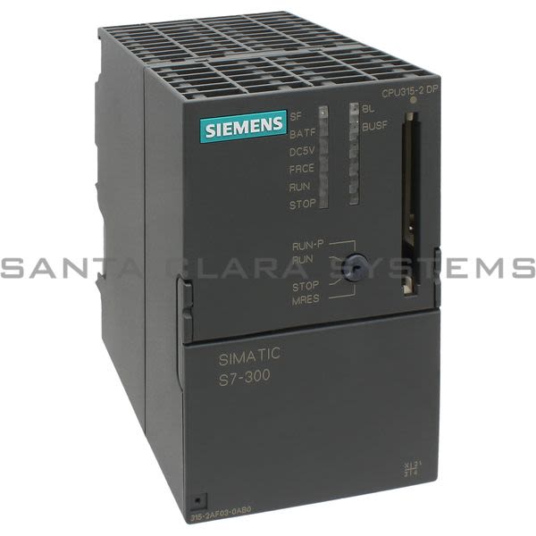 Siemens 6ES7315-2AF03-0AB0 Processor | CPU 315-2 DP | SIMATIC S7-300 | 6ES7315-2AF03-0AB0 Product Image