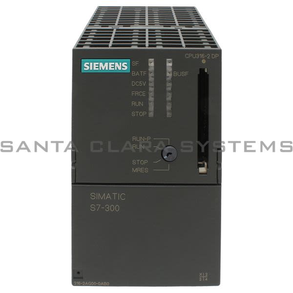Siemens 6ES7316-2AG00-0AB0 Processor Product Image