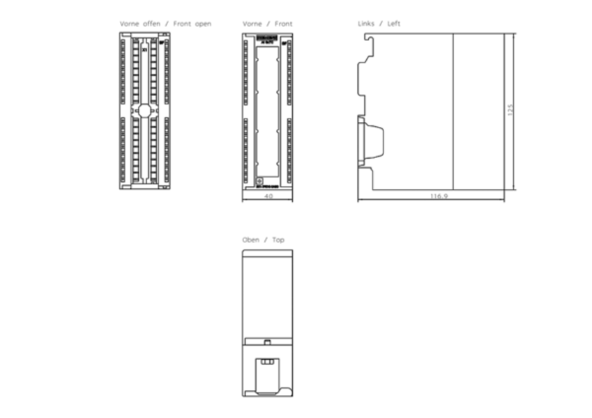 Siemens 6ES7331-7PE10-0AB0 Analog Input Module | SM 331 | SIMATIC S7-300 Product Image