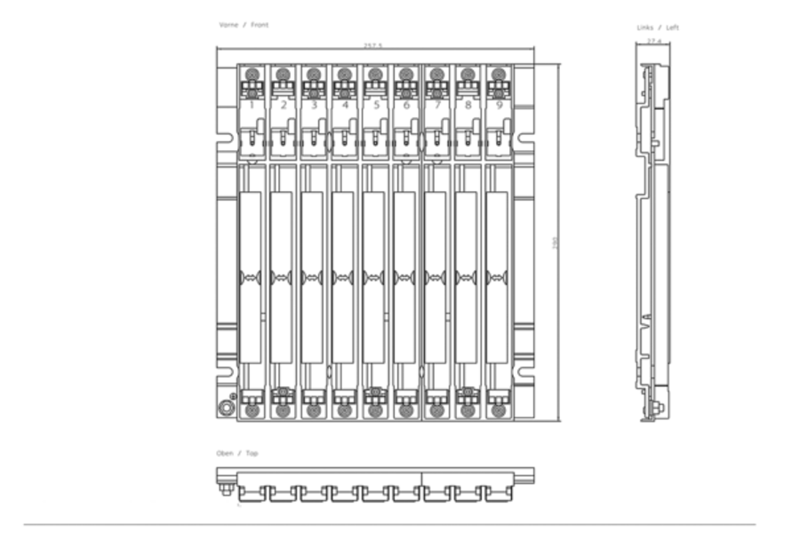 Siemens 6ES7400-1JA11-0AA0 Rack Product Image