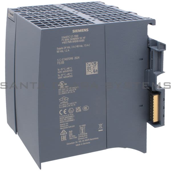 Siemens 6ES7505-0RB00-0AB0 Power Supply Product Image