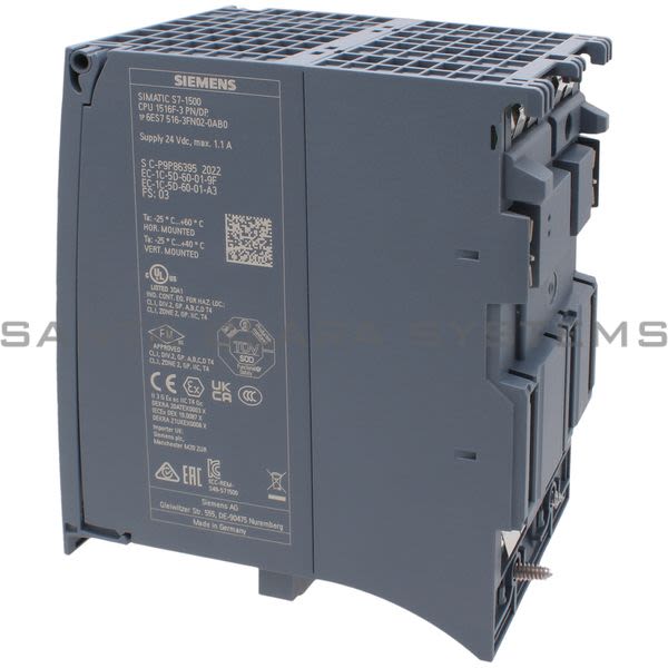 Siemens 6ES7516-3FN02-0AB0 Processor Product Image